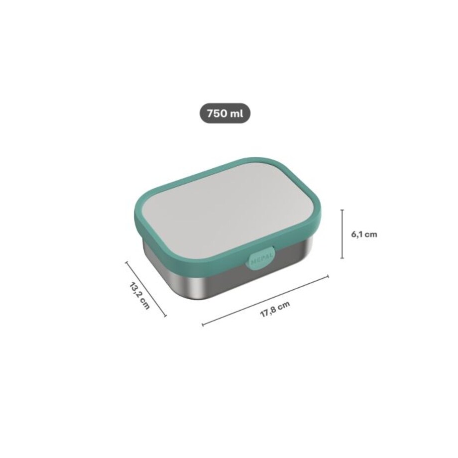 Lunch box stalowy Campus Cool Pink 107490074100