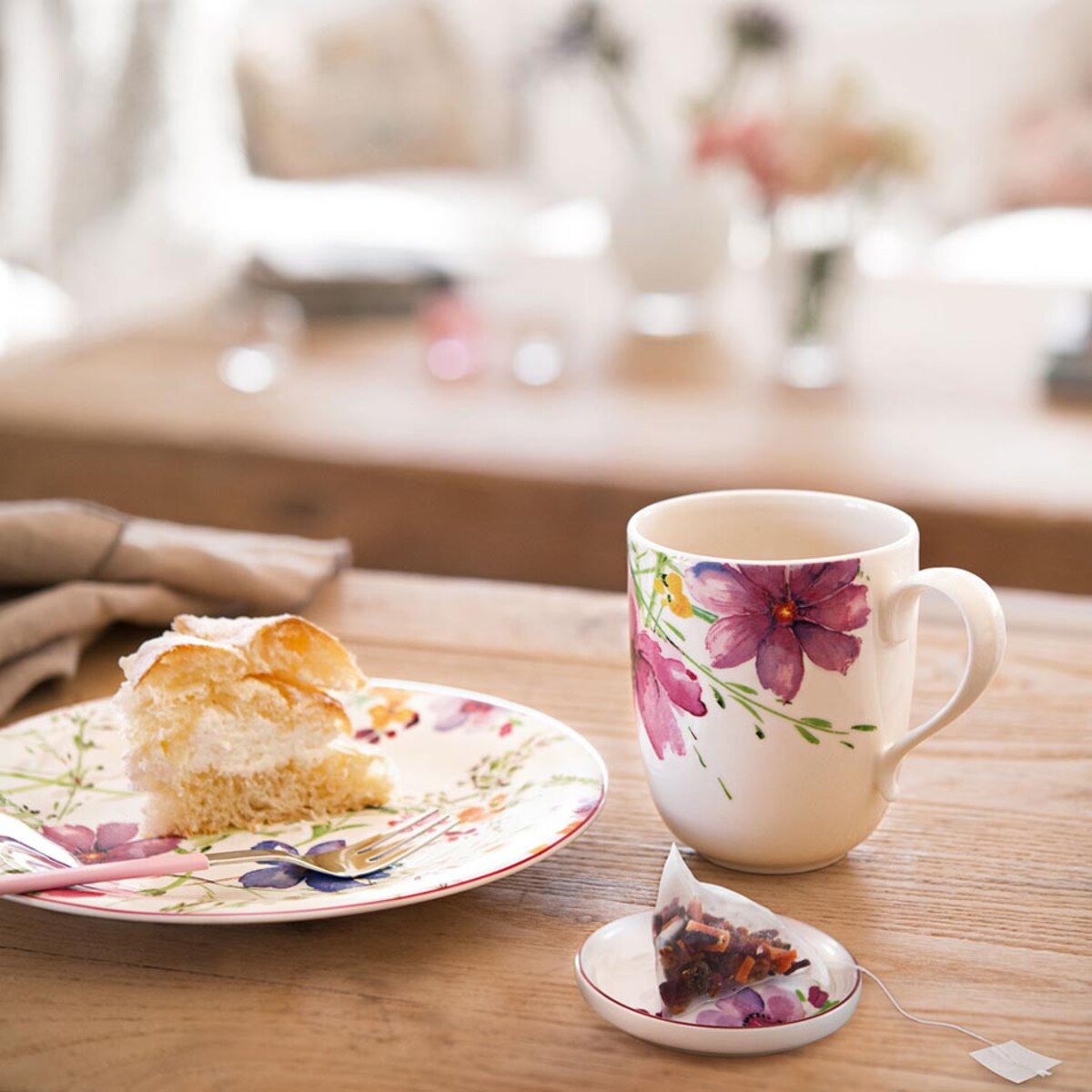 Kubek do herbaty Mariefleur Tea, 430 ml, Villeroy & Boch
