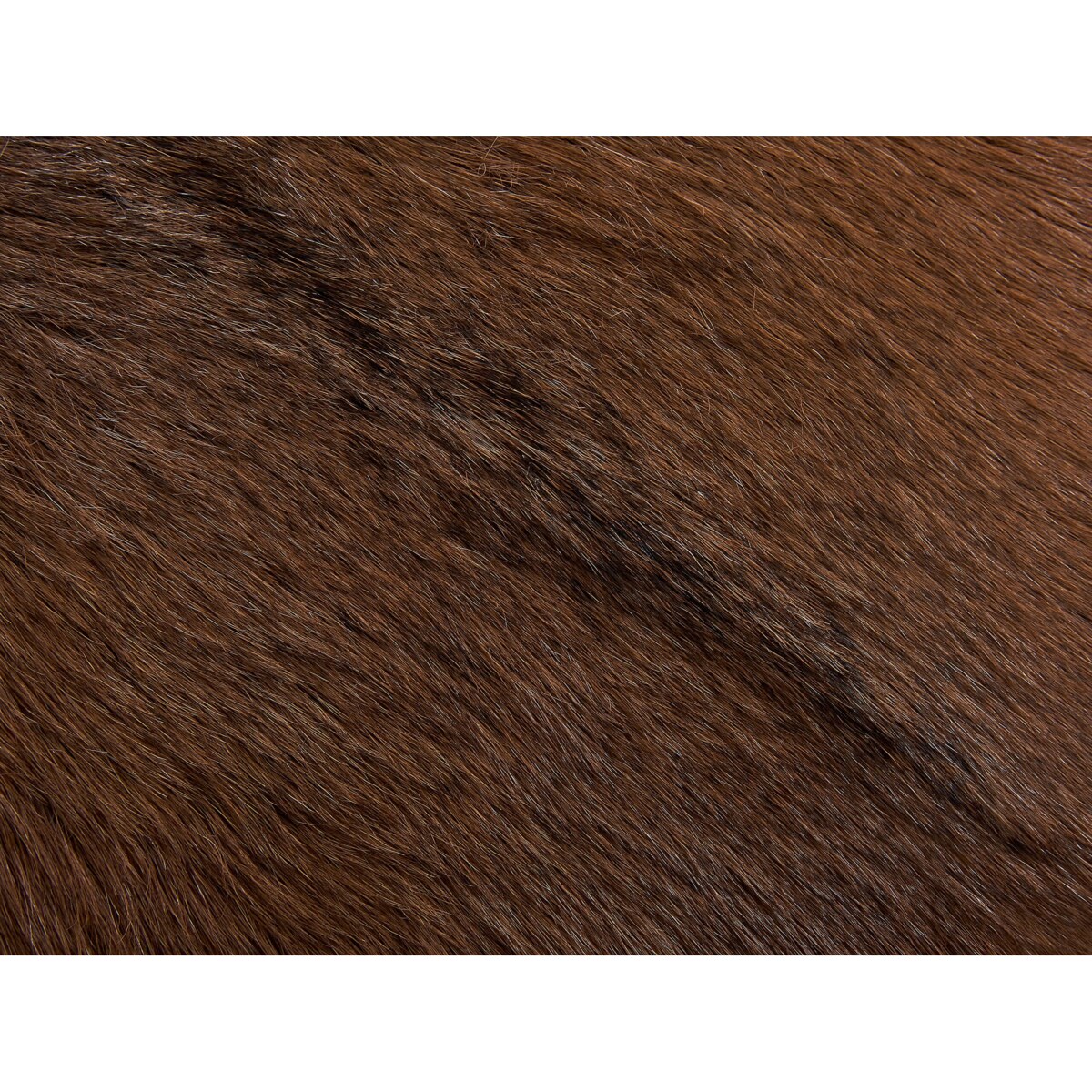 Stołek barowy skórzany brązowy WALTON