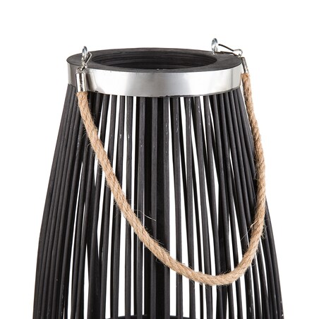 Lampion TAHITI Bambus 72 cm Czarny