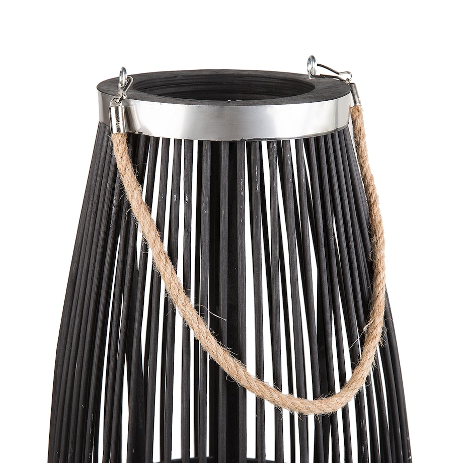 Lampion TAHITI Bambus 72 cm Czarny
