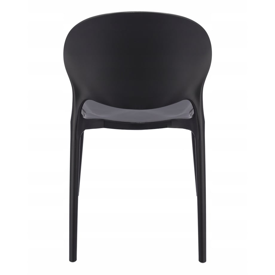 4 X Krzesło Do Jadalni Kuchni Stołu Zestaw Komplet Justin Czarne