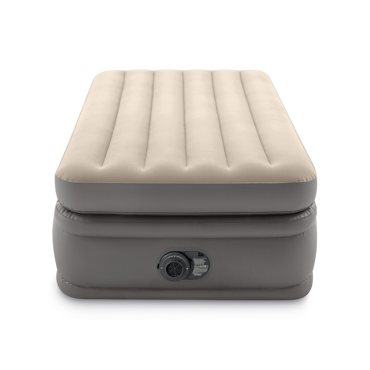 Materac dmuchany welurowy łóżko z pompką Intex 64162ND
