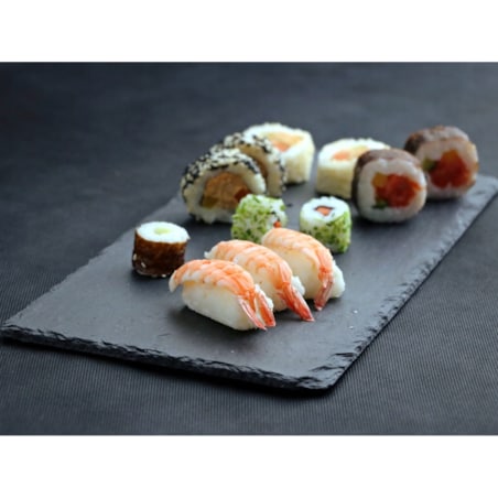 Taca Kamienna Patera talerz do serwowania dań sushi przekąsek serów 15x30 cm