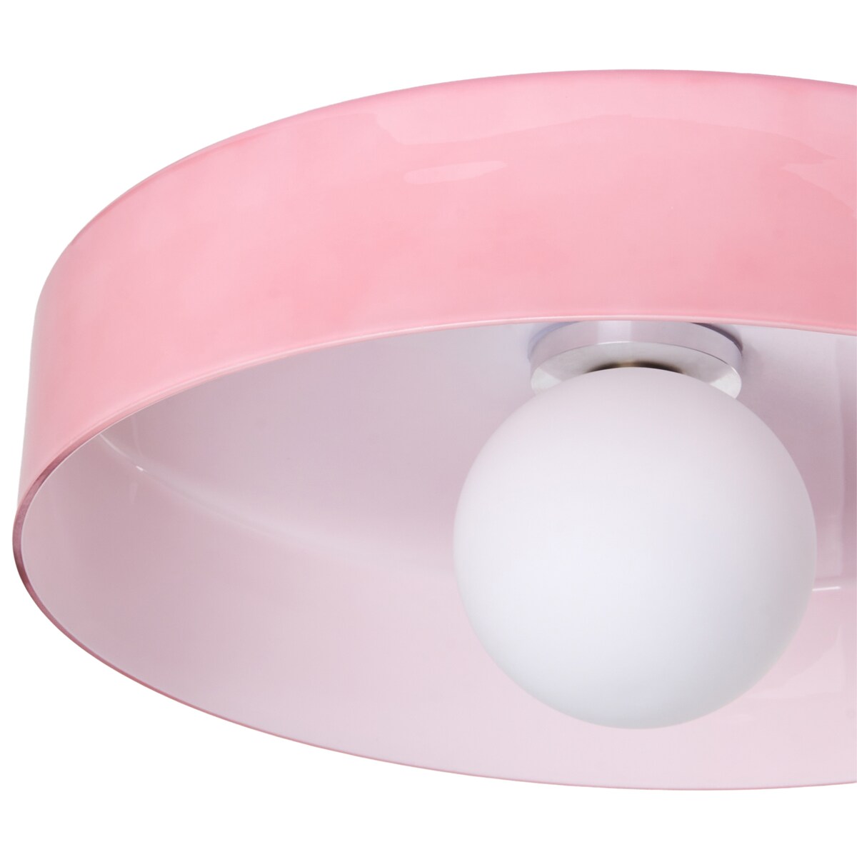 Lampa sufitowa LUGUSE Szkło Różowy