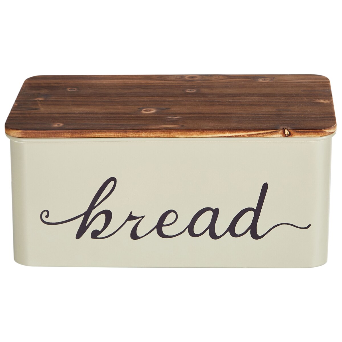 Chlebak metalowy beżowy GOURMANDISE