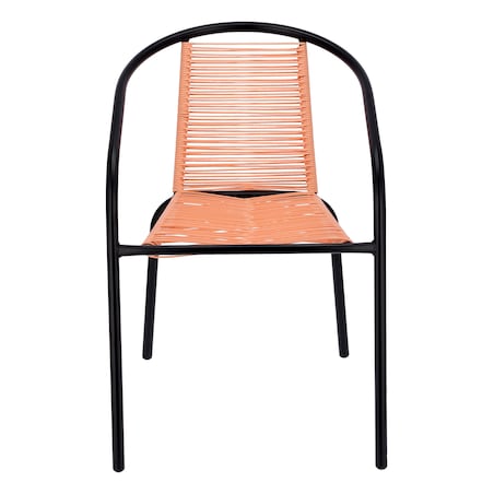 Fotel BISTRO sznurkowy wygodne KRZESŁO ogrodowe na balkon TARAS do ogrodu