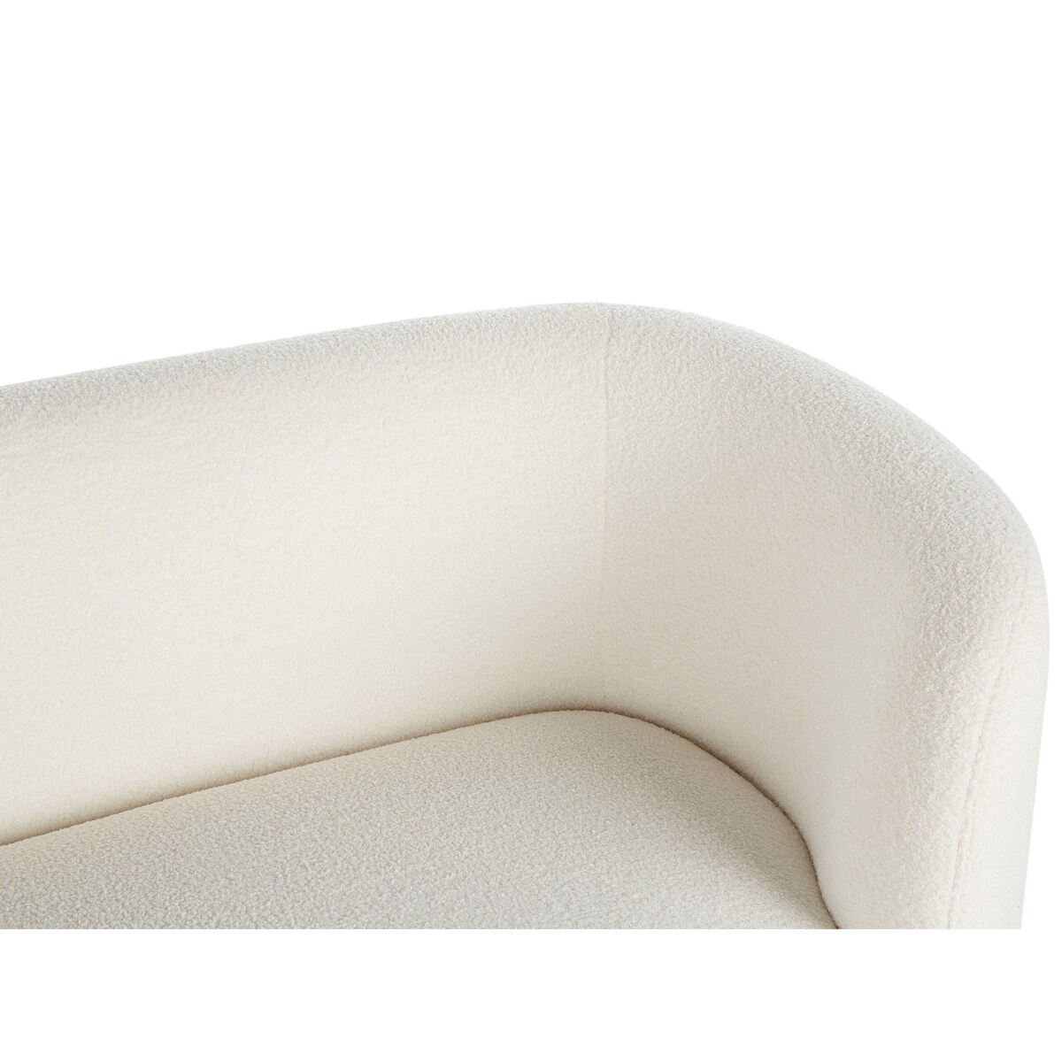 Sofa trzyosobowa boucle biała LOEN