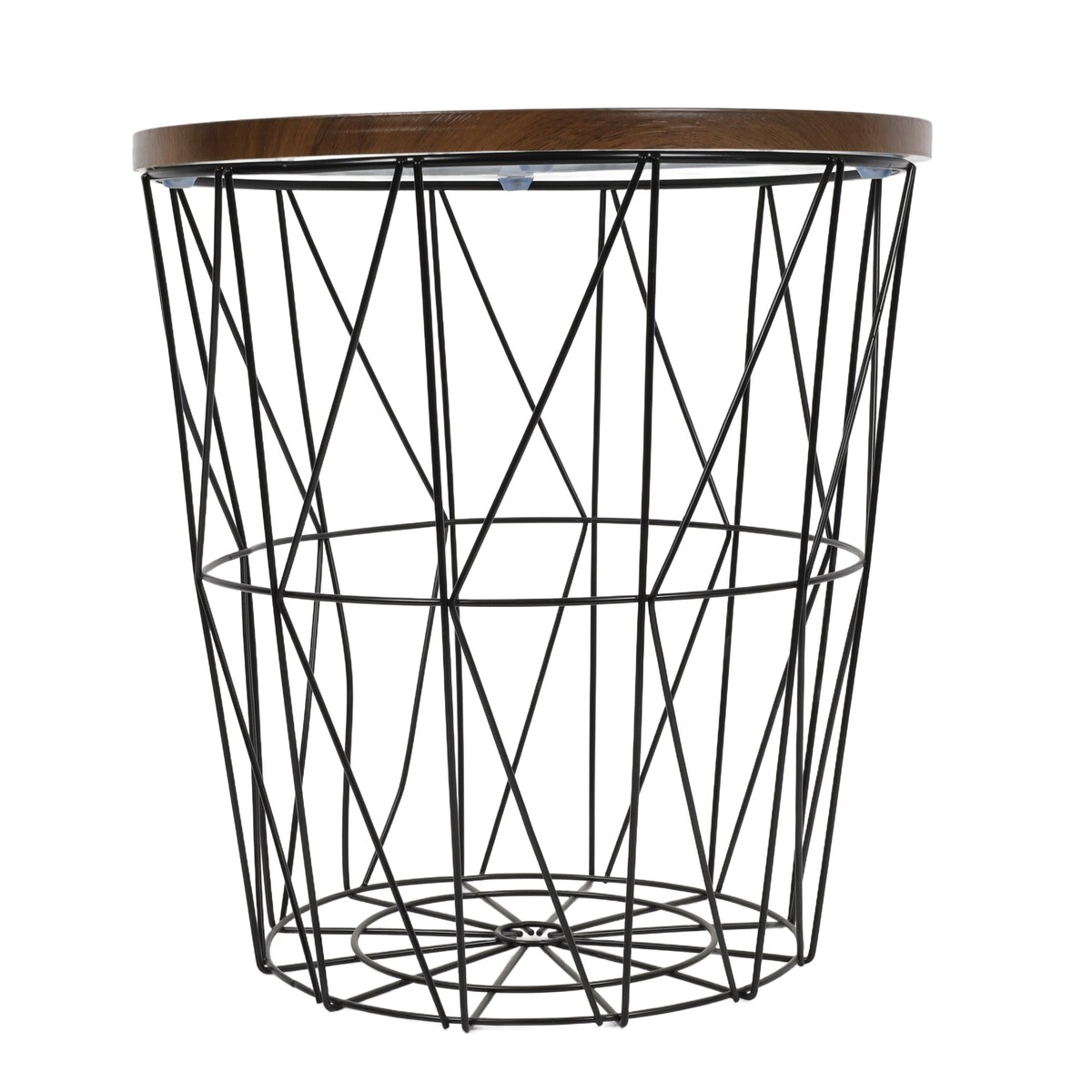 Stolik pomocniczy z koszem, 37 x 39 cm