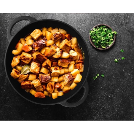 Garnek żeliwny ciężki żeliwo 22cm 2.6L ROSSNER