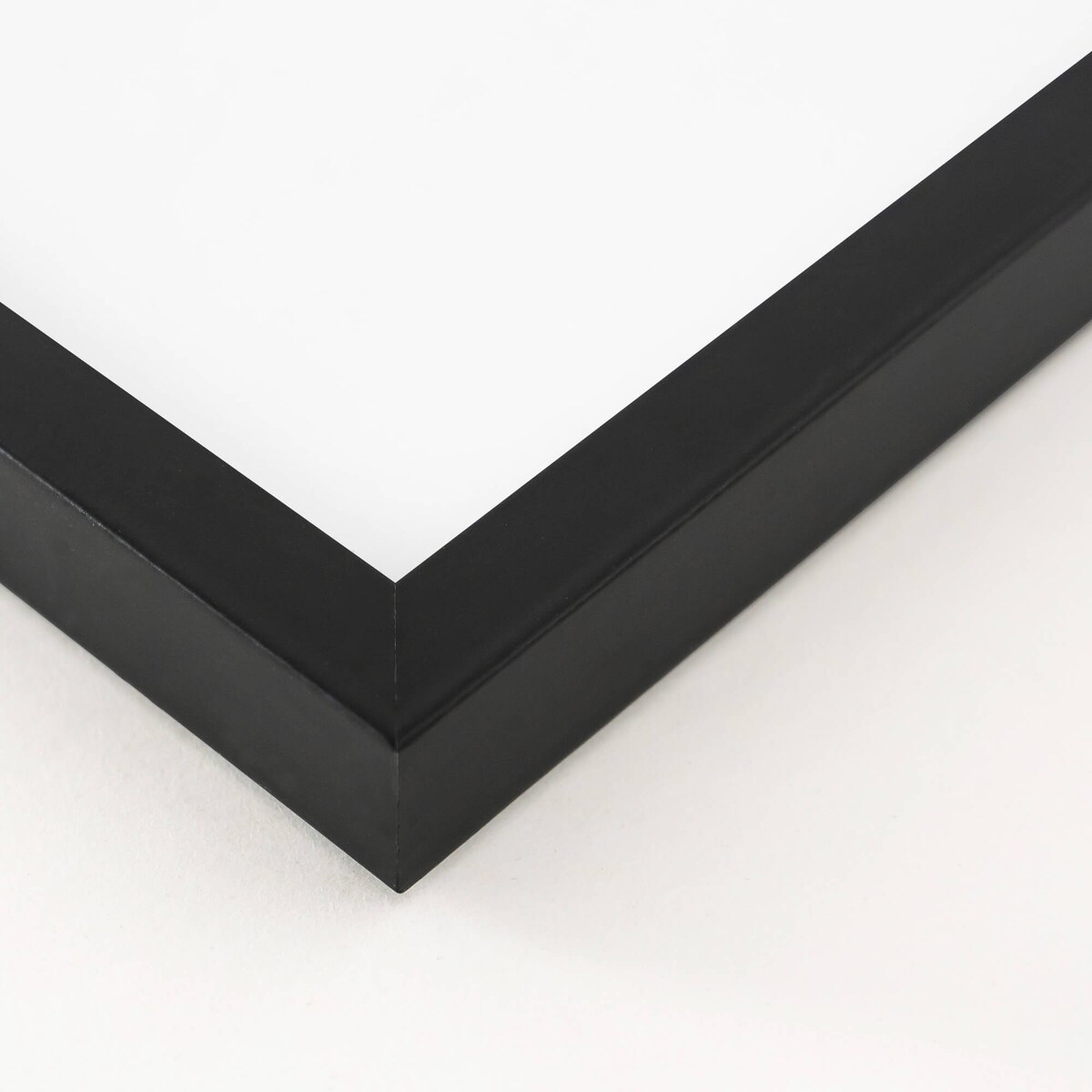 Czarna ramka na zdjęcia 10x15 cm rama MDF z plexi wisząca stojąca klasyczna ramka