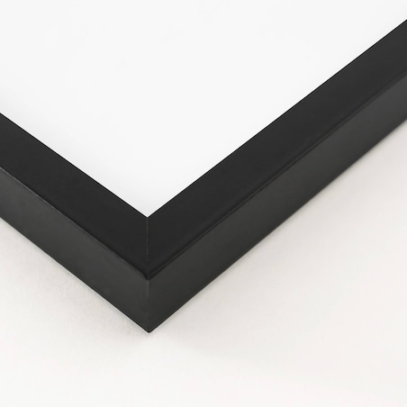 Czarna ramka na zdjęcia 10x15 cm rama MDF z plexi wisząca stojąca klasyczna ramka