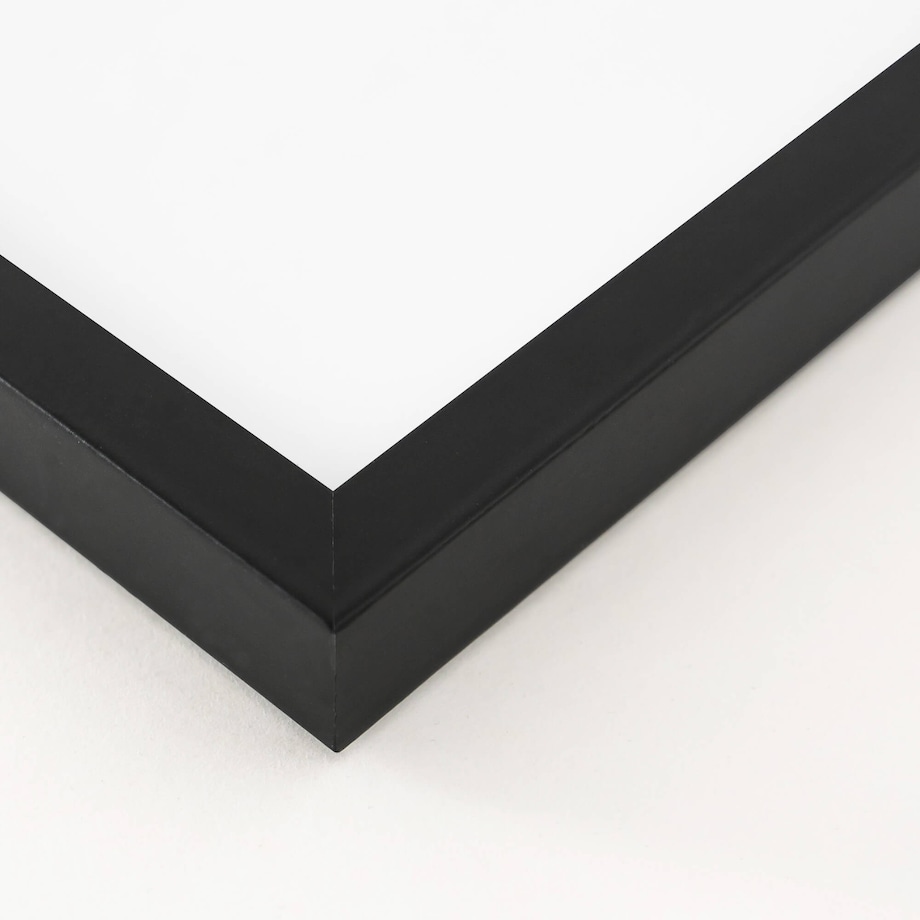 Czarna ramka na zdjęcia 10x15 cm rama MDF z plexi wisząca stojąca klasyczna ramka