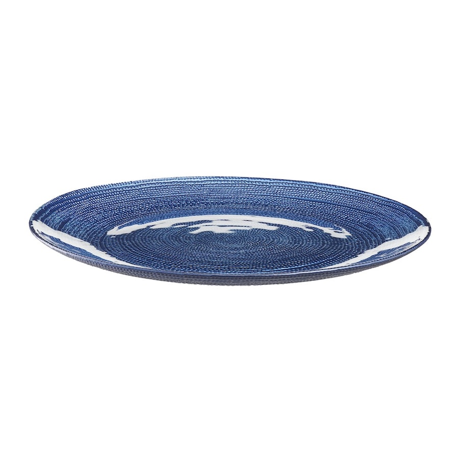 VILLA ITALIA Talerz do ciasta szklany 28 cm BLU INCANTO