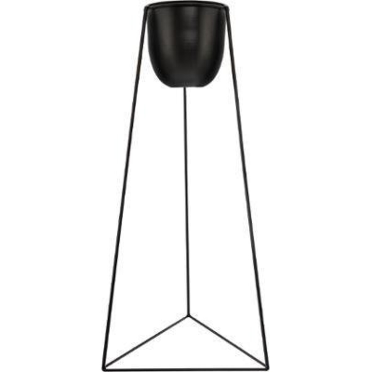 Nowoczesny kwietnik do salonu na trójnogu, 2 sztuki