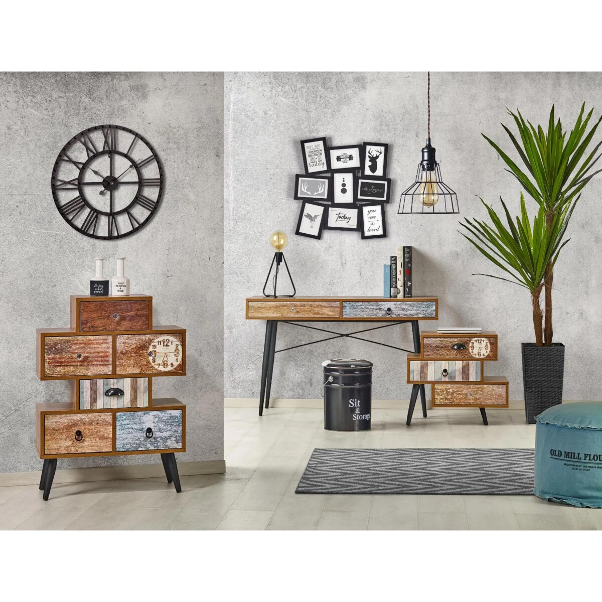 Komoda MEZO 60 KM-2 wielokolorowa