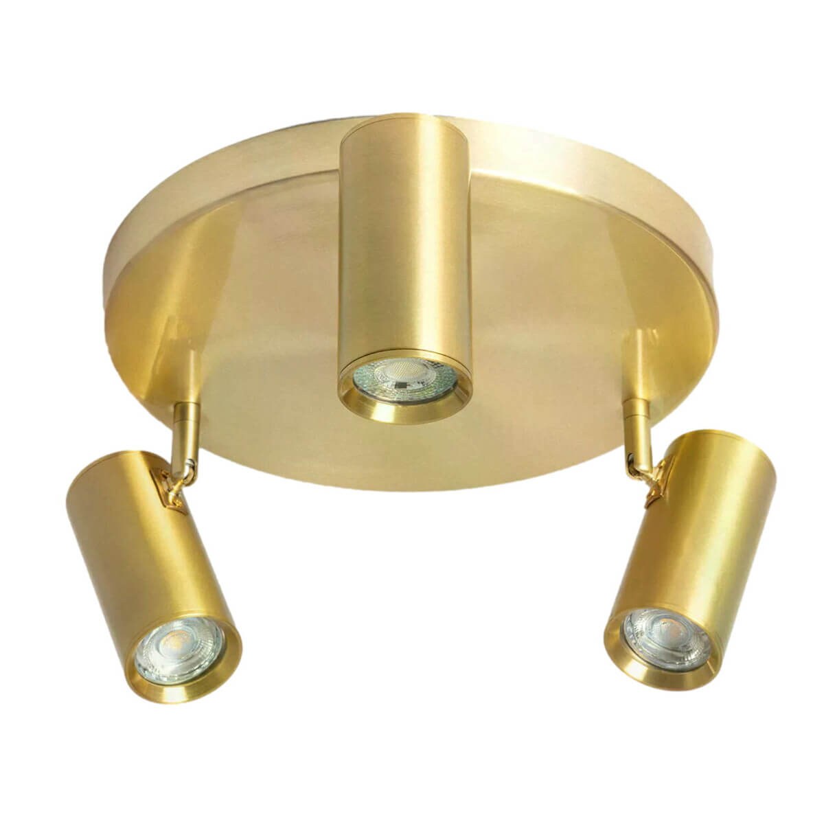 Punktowa lampa sufitowa Estetica ABR-LPC-Z-3XGU10 Abruzzo metalowa złoty