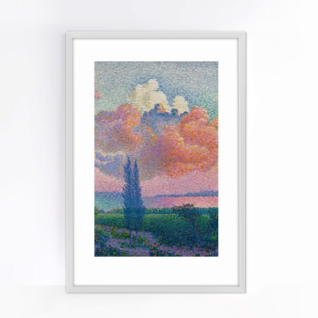 Ramka na zdjęcia 40x60 cm biała rama MDF z plexi do powieszenia pion poziom klasyczna prostokątna ramka FRAMAI®