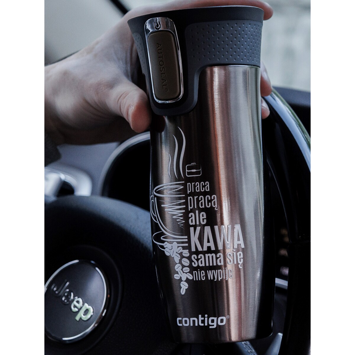 Kubek termiczny Contigo West Loop 2.0 470 ml - Coffee