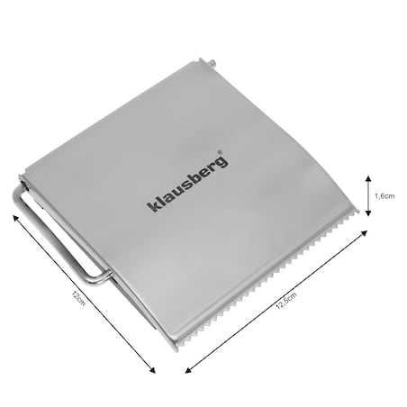 Uchwyt na papier toaletowy KLAUSBERG srebrny błyszczący