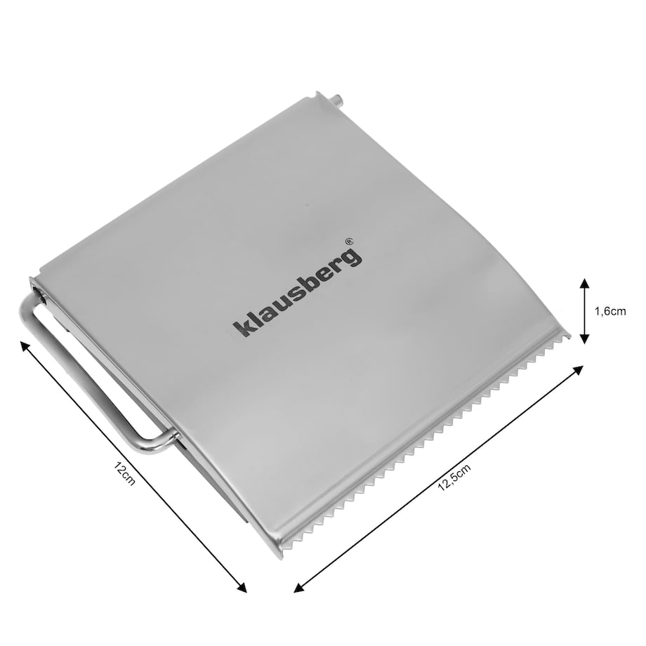 Uchwyt na papier toaletowy KLAUSBERG srebrny błyszczący