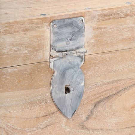 vidaXL Skrzynia, 40x40x40 cm, lite drewno akacjowe