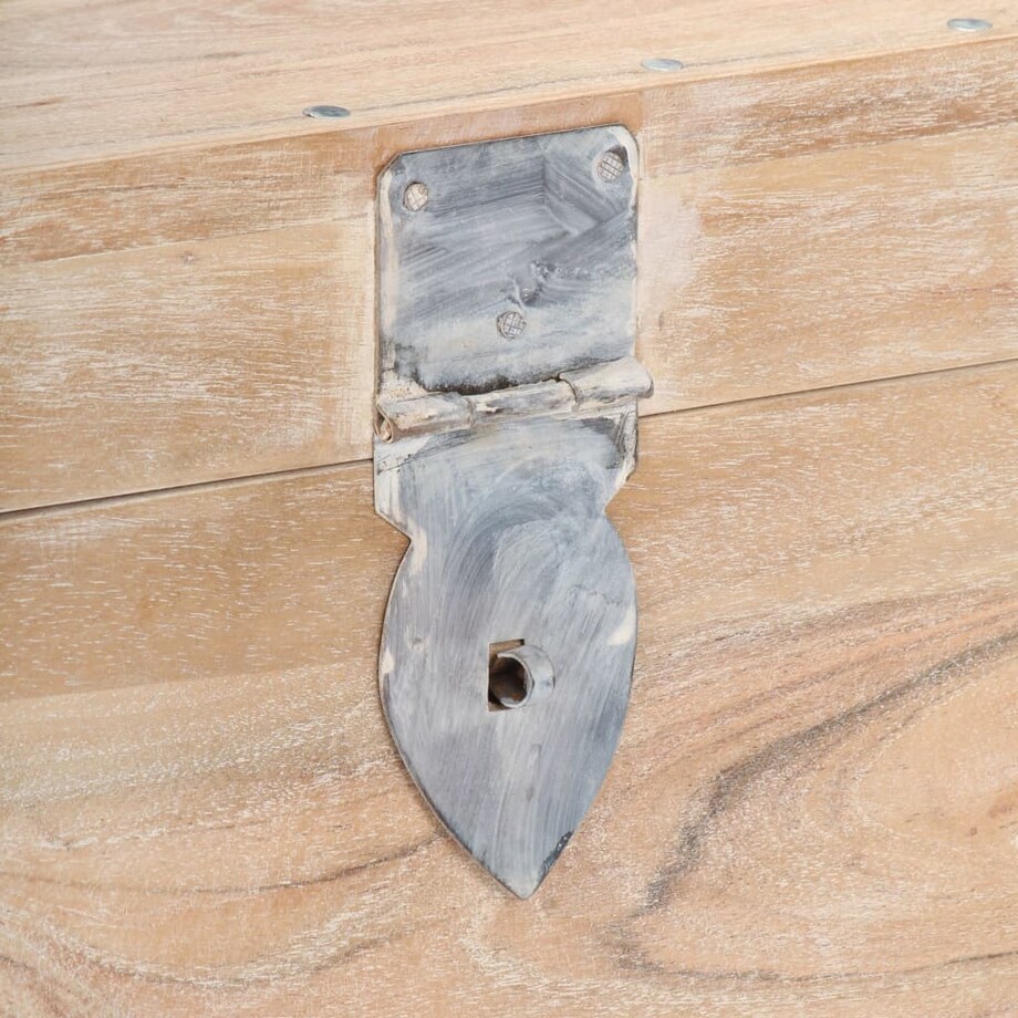 vidaXL Skrzynia, 40x40x40 cm, lite drewno akacjowe