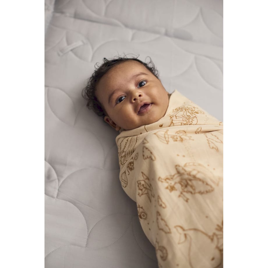 Filibabba Pieluszka muślinowa 120 x 120 cm GOTS Dreamy Adventurers