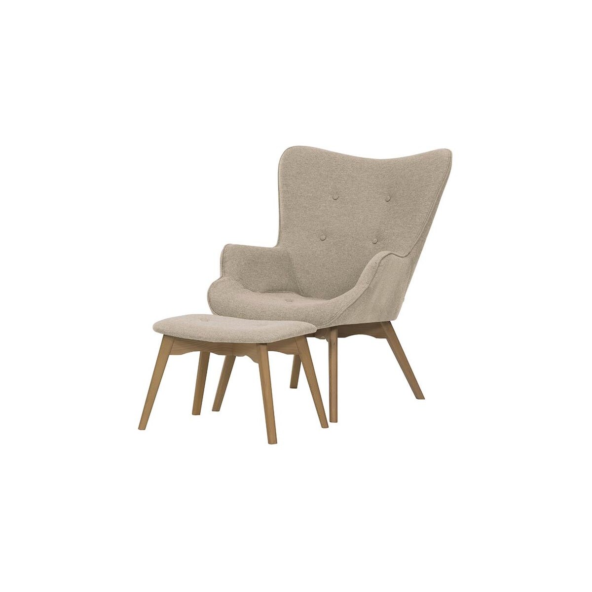 Fotel uszak z podnóżkiem Ducon-Malmo 8