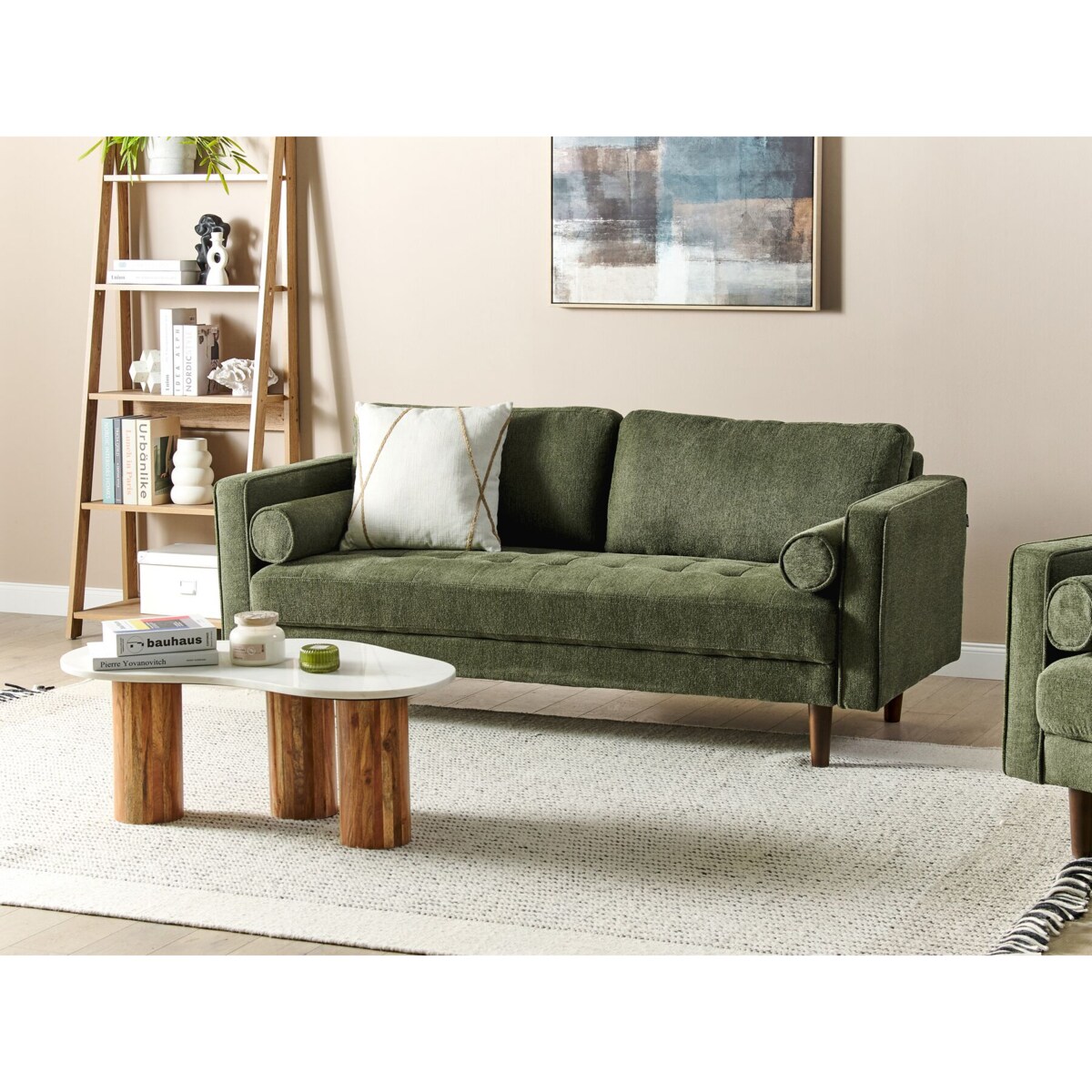 Sofa NURMO Ciemnozielony dla 3 osób