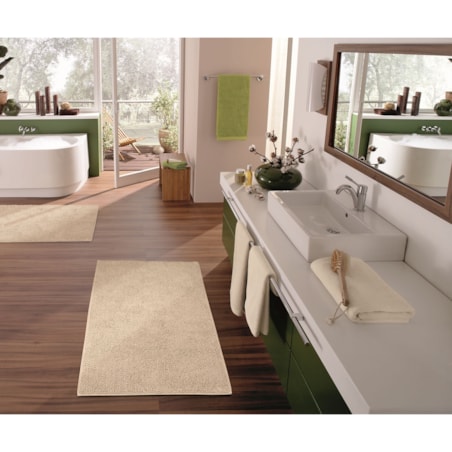 Kleine Wolke Chrissy Dywanik łazienkowy beżowy 65x115 cm