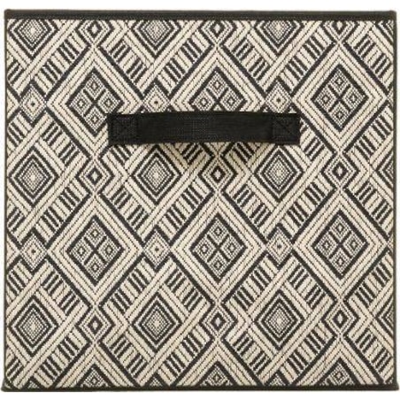 Pudełko do regału tekstylne ETHNIQUE, 31 x 31 x 31 cm