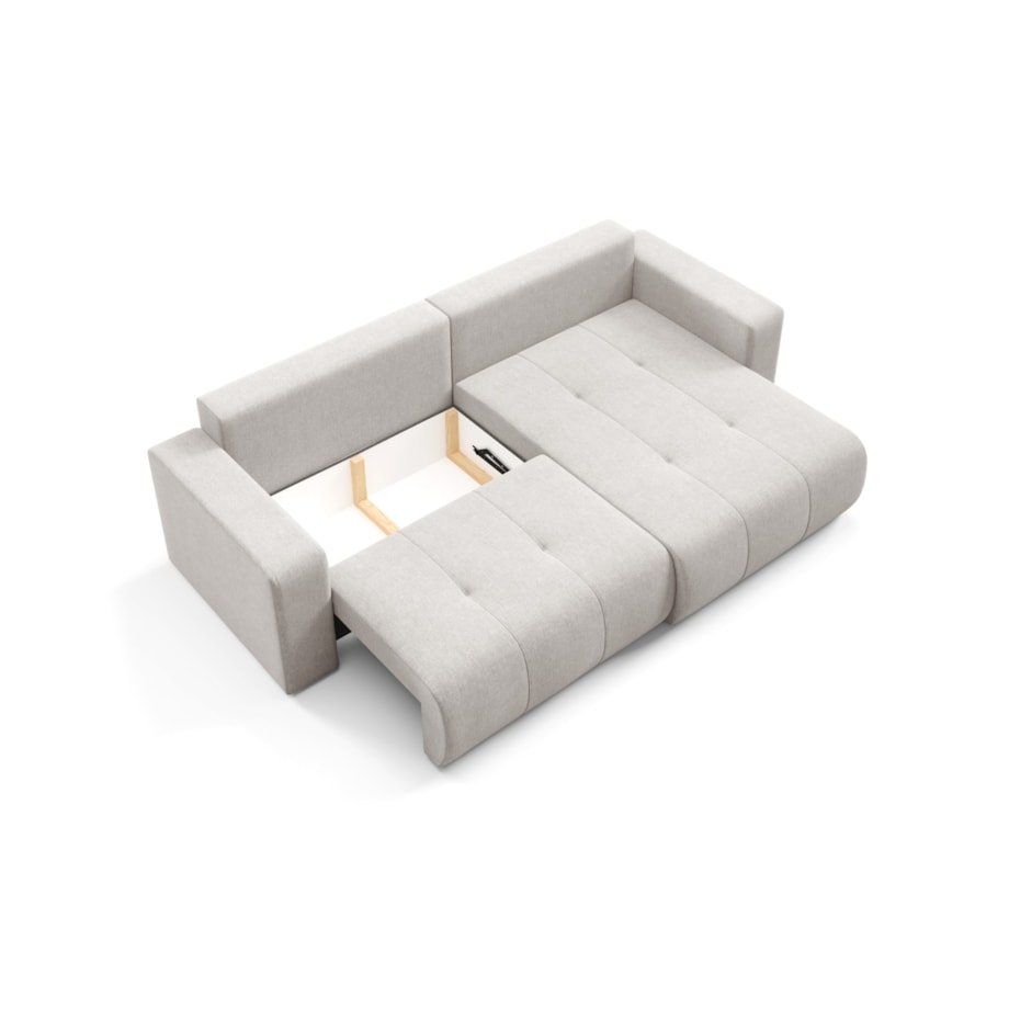 Narożnik MOLINIO L z funkcją spania z pojemnik na pościel Kolor: Wind 84