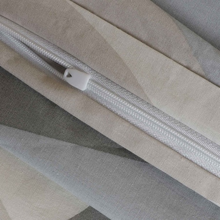 Poszewka dekoracyjna bawełniana 40x40 Forma Stone szara w geometryczny wzór, Cottonlove, Darymex