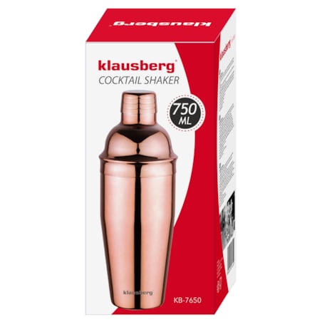 Shaker barmański do drinków koktajli 750ml rosegold KLAUSBERG