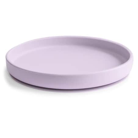 Mushie Silikonowy Talerzyk dla Dziecka z Przyssawką Soft Lilac