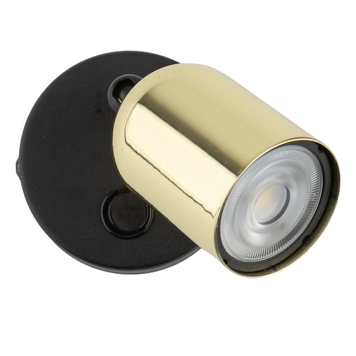 Sufitowy reflektorek z włącznikiem tuba Top 6030 TK Lighting okrągły czarny