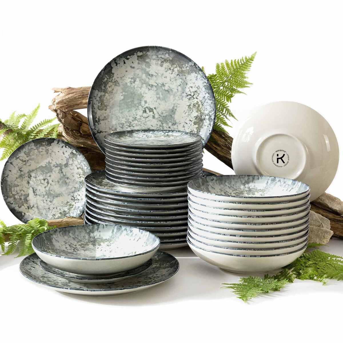 Zestaw obiadowy 12os. (36 el.) FINGO