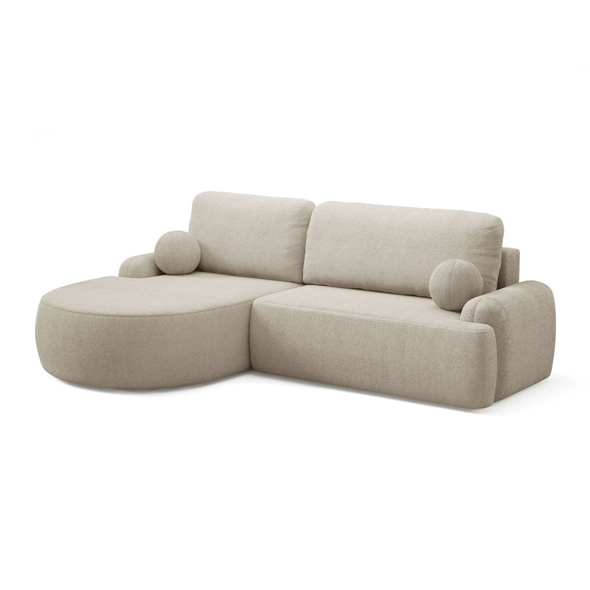 Zaokrąglony narożnik CLEO z funkcją spania, wersja lewa, Quelle 06