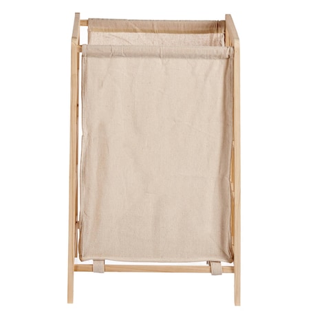 Kosz do szafy, drewno + tkanina