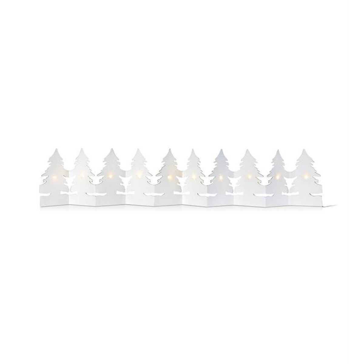 Światełka do dekoracji LED 0,6W 1,1m choinki białe ciepłe
