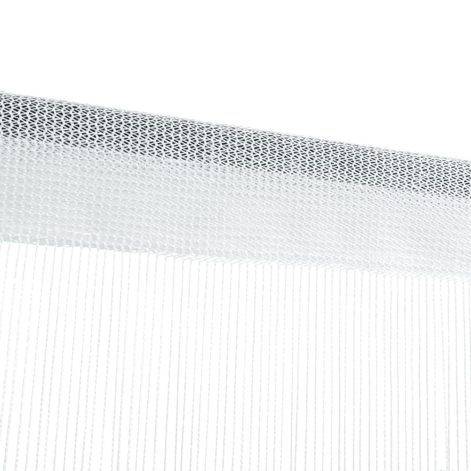 vidaXL Zasłony sznurkowe, 2 sztuki, 140 x 250 cm, białe