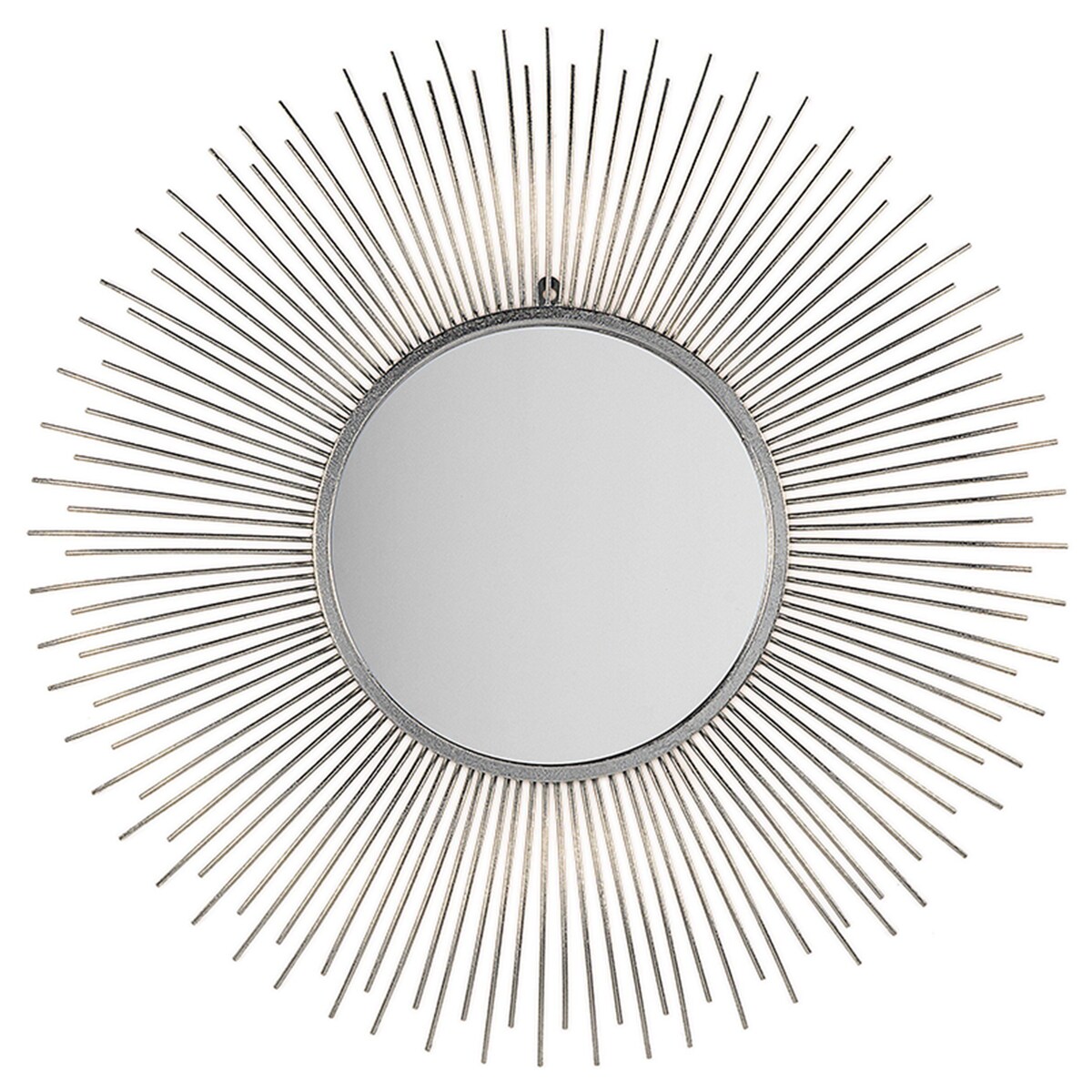 Lustro ścienne CILLY 80 cm 80 cm Metal Srebrny