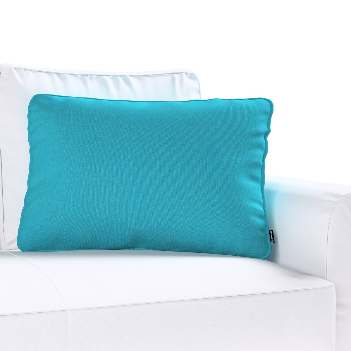 Poszewka Gabi na poduszkę prostokątna 60x40 turkusowy