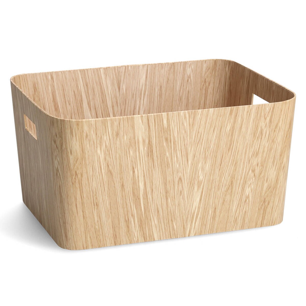 Pudełko z wytrzymałego kartonu WOOD, 39,5 x 30,5 x 20 cm