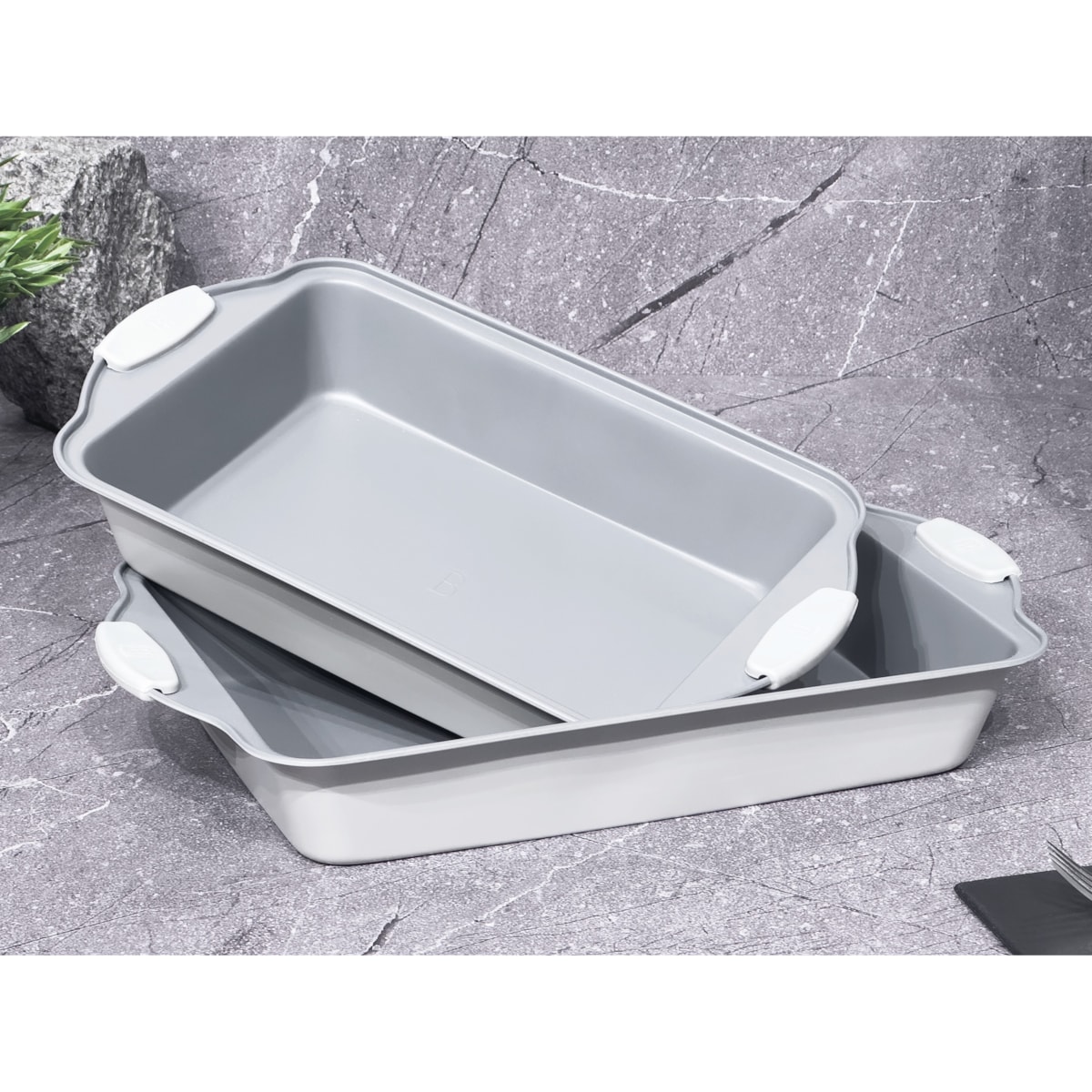 Zestaw 2 form do pieczenia z silikonowym uchwytem Aspen BerlingerHaus