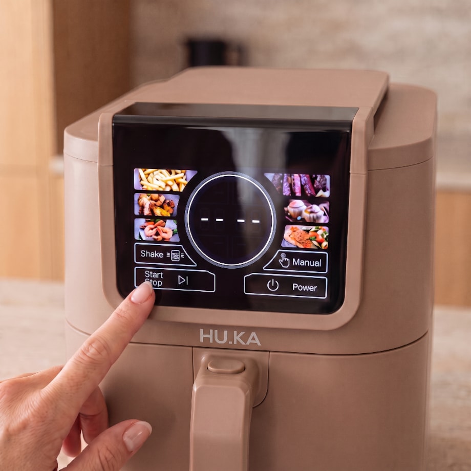 Frytkownica beztłuszczowa Air Fryer 5 L 1500 W HU.KA CrunchUp - Warm Clay