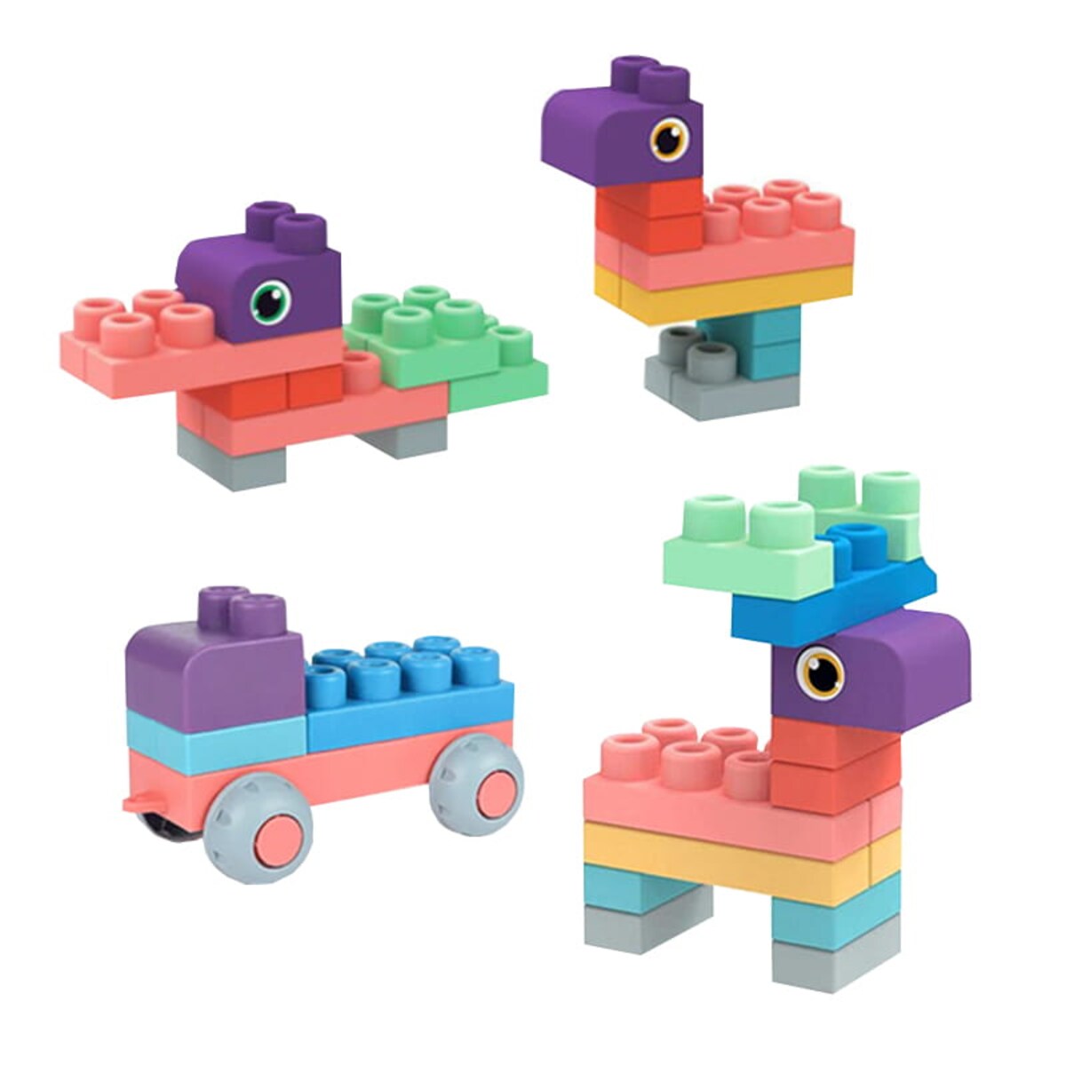 SOFT blocks - miękkie klocki konstrukcyjne 20 elementów