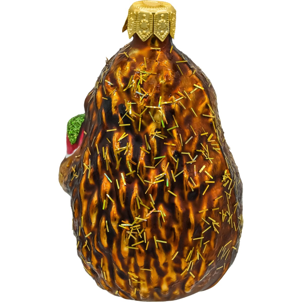 Bombka choinkowa: Jeżyk z jabłkiem