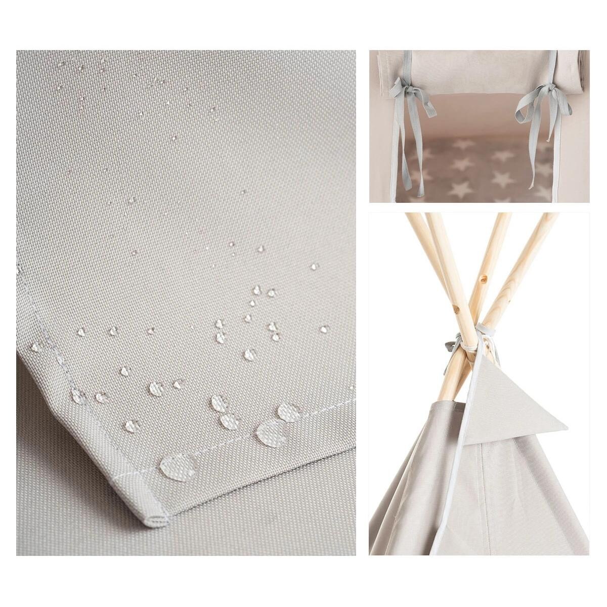 Wodoodporny namiot tipi Garden Sand z miękką matą